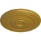 Ekena Millwork Reece Ceiling Medallion (Fits Canopies up to 6 3/4"), Hand-Painted Pharaohs Gold, 21"OD x 1 1/4"P CM21REPGS - alternate 4